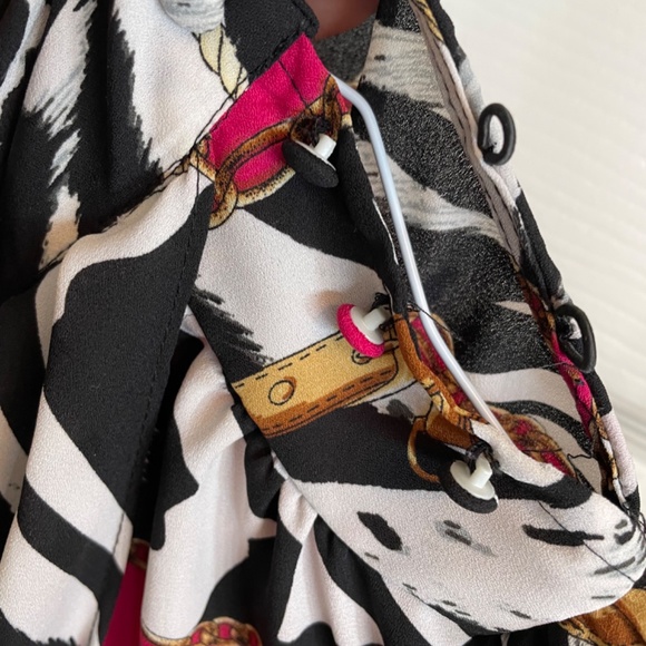 Ny &co pink zebra blouse - Picture 7 of 7